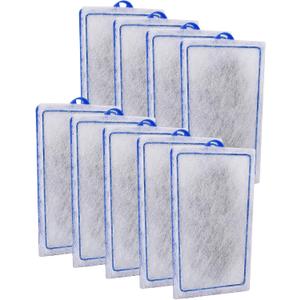 9 Count Assembled Medium Filter Cartridges Compatible with Tetra Whisper Bio-Bag Filters 10i PF10 Reptofilter 90 GPH Medium Replacement Filter Cartridges for Whisper Filter & Aquariums
