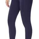 Baleaf Women's Fleece Lined Leggings Thermal Warm Winter Tights ClimeCo Certified Purple