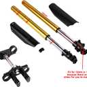 29" Pair Front Fork Shocker for 110CC 125CC Dirt Pit Bike, Complete 45/48mm Front Forks and Triple Clamp Handlebar Riser Set Fit For Dirt Pit Pro Trail Bike 110cc 125cc 150cc