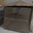 Bird Feeder, Heavy Duty Metal Bird Feeders for Outdoor Hanging, 5LB Extra Large Capacity Wild Birdfeeder for Garden Yard Outside Backyard (Square, 5 pounds)