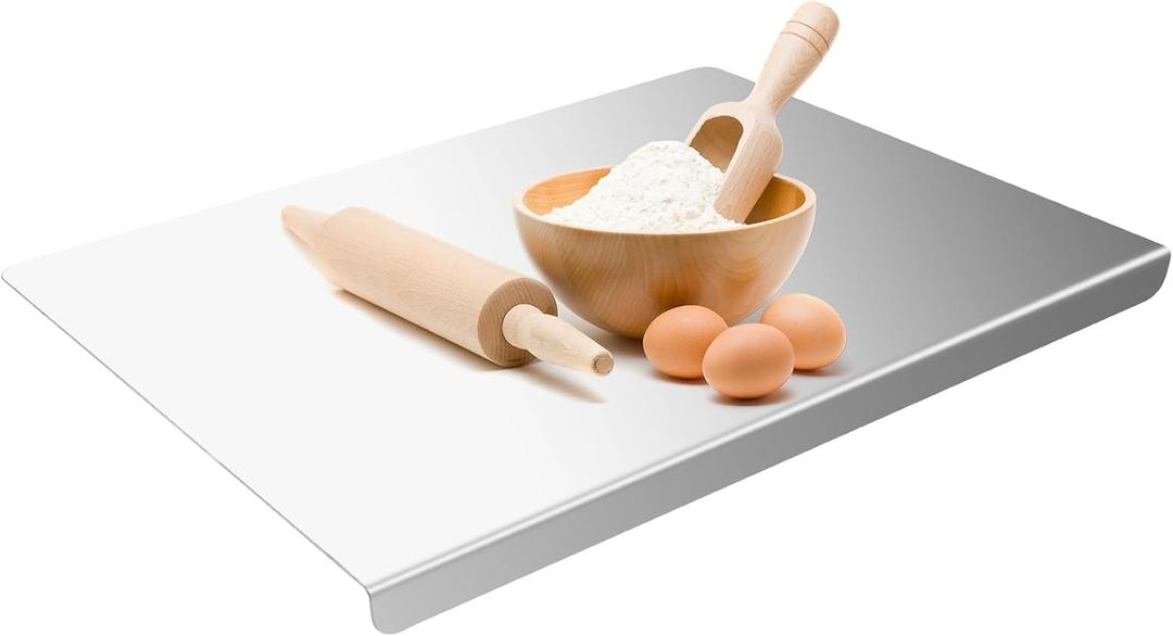 Stainless Steel Cutting Boards  Large, Durable, and Hygienic for Meat, Vegetables, Fruits, Bread, and Baking (50 x40cm/19.7 x15.7 in)