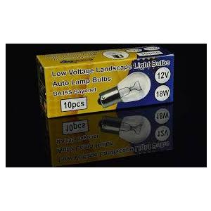 Pack of 10 Bulbs 1141 S8 Low Voltage Landscape Light Bulbs 12V 18W BA15s Bayonet 18W Lamp