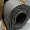 CAP Barbell High Density Exercise Mat with strap, 68"x24" 12mm - Gray