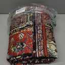 nunubaby Washable Pee Pads for Dogs, Stylish, Non-Slip and Leak-Proof Pee Pads. Reusable Potty Pads for Dogs for Crates and Floors.(Red/Rect, 48" x48" ) (48x48 Inch (Pack of 2))