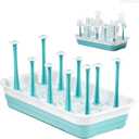 Baby Bottle Drying Rack - Feeding Bottle Holder, Dryer, and Organizer - Efficient Drying for Bottles & Accessories - Space-Saving Drying Rack for Baby Bottles - Baby Bottle Dryer Rack