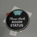 Office Door Sign Decor 6 in 1 Rotating, In A Meeting/Do Not Disturb/Please Knock/Work From Home/Back Soon/Out Of Office Supplies Sign For Door, Available And Away Wheel Spinner (Tape & Magnetic)