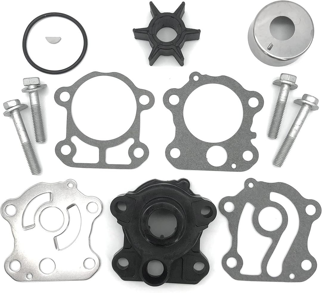 6H3-W0078-A0-00,6H3-W0078-00-00,6H3-W0078-01-00,6H3-W0078-02-00 Water Pump Impeller Repair Kit For Yamaha 50 60 70 HP 2/4-Stroke Outboard Sierra 18-3466 18-3461 18-3428-1 50HP 60HP 70HP 1984-2024