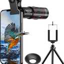 18X Telephoto Lens, Evil eye Hight Power Telephoto Phone Lens with Tripod, Mobile Cell Lens Attachment for Android & iPhone, Samsung and Most Smartphone