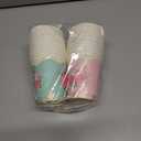 Floral Tea Party Decorations 24 Mint Green Pink Floral Paper Teacups with Handle and Saucers Sets for Wedding Bride Shower Birthday Spring Tea Party Tableware Supplies, Don't Put Hot Drink