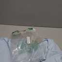 LAMIT Linen Blended Curtains for Bedroom, Faux Linen Textured Light Filtering Drapes Back Tab and Rod Pocket Boho Burlap Panels for Farmhouse/Living Room, 2 Panels, 52 x 84 Inch, Greyish Blue