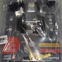 Kwikset Maven Front Door Lock Handle and Deadbolt Set, Entry Handleset Round Exterior with Interior Door Knob, Secure Locking Deadbolt, Matte Black, with Microban Protection