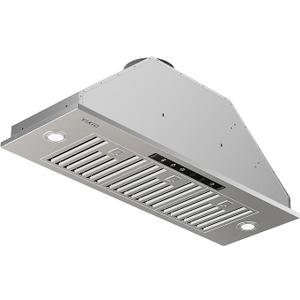 36 inch Built-in/Insert Range Hood 980 CFM, Ducted/Ductless Convertible Duct Stainless Steel Kitchen Vent Hood with 4 Speed Gesture Sensing& Touch Control Panel