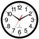Rohioue Atomic Wall Clock, Modern Battery Operated Wall Clocks, Analog Clock For Living Room, Office, Home, Bedroom, Kitchen, Bathroom (Black)