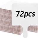 72 Pieces Dry Erase Answer Paddles Handheld Double Sided Paddles Mini White Boards Small White Board Dry Erase Signs Auction Paddles for Students Teachers Classroom Voting Bridal Shower Games