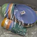 18pcs Wheat Straw Dinnerware Sets, HXYPN Unbreakable Reusable Dinnerware Set Kitchen Cups Plates and Bowls Sets Dishwasher Microwave Safe Plates