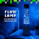 Paladone Minecraft Character Officially Licensed Glitter Flow Lamp or Night Mood Lighting, Gamer Room Dcor for Kids and Tweens