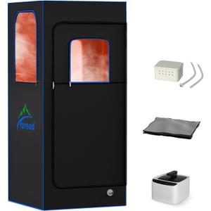 TOREAD 2025 Portable Steam Sauna for Home, Personal Full Body Sauna Tent with 1000W Steamer, Foldable Home Spa Sauna for Relaxation, Gym, Yoga(Oxford Fabric, Easy Setup, Compact Design) (31.5*31.5*71 inches)