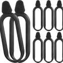 8 Pcs Rubber Snubbers Straps for ATV Gun & Bow Rack Gun Holders for ATV Replacement Straps Bow Tool Replace