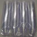 TashiBox 400 Pack 9 oz Clear Plastic Cups, Non Reusable Tumblers Crystal Clear PET Cups