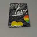 Pack of 3, CROWNED BEAUTY Pride LGBTQ+ Garden Flag Rainbow Love Wins 12X18 Inch Double Sided for Outside Small Burlap Burlap Flag Yard Decoration CF1764-12