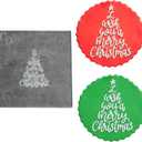 I Wish You a Merry Christmas small Acrylic Embosser for cakes and cupcakes- 1 Pack