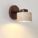 Natural Stone Wall Sconce Adjustable Marble Wall Mounted Bathroom Light Hardwired Farmhouse Rustic Wall Mounted Lamp Mid Century Modern Wall Lighting for Bedroom Living Room Bedside