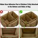 DSLEAF Tactical Gun Range Bag for 4 Handguns, Pistol Shooting Range Bag with 6X Magazine Slots and Extra Pockets for Ammo and Essentials