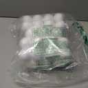 Hanaive 100 Pack Table Tennis Balls Multi Colored 40mm Plastic Balls Bulk Washable Small Game for Carnival Pool Games, Party Decoration Pet Toy (White)