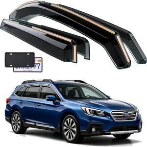 in-Channel Window Rain Guards for Subaru Outback 2025-2020 Extra Durable