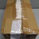 Bedsure Cute Dog Bed for Small Medium Dogs - Washable Furry Puppy Beds, Rectangle Orthopedic Corduroy Fleece Pet Beds with Removable Zipper Cover, 25x21x7inches, Cream