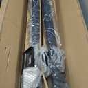  36" Cable Railing Posts, 2Pack Adjustable Top Level Drilled Line Posts(35"x2"x2"), LPS01