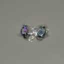 Xoqo Heavy Duty Retractable with Carabiner Badge Reel, Crystal Glass Badge Holder with Belt Clip and Key Ring, Badge Holders for Office Worker Doctor Nurse 3 Pack (Mandala)