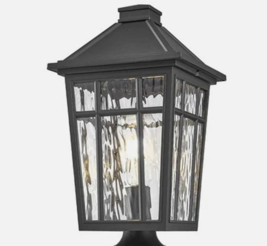 Outdoor Post Light Fixtures Black Outdoor Pole Light Waterproof Aluminum