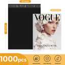 Metronic Poly Mailers 10X13 1000 Pack, Strong Adhesive Shipping Envelopes for Clothing, Medium Shipping Bags for Small Businesses, Waterproof Mailers Poly Bags (Black, 10x13 1000PC)