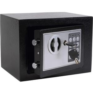 Yuanshikj Electronic Deluxe Digital Security Safe Box Key Keypad Lock Home Office Hotel Business Jewelry Gun Cash Use Storage money (Black 1) Yuanshikj Electronic Deluxe Digital Security Safe Box Key Keypad Lock Home Office Hotel Business Jewelry Gun Cash Use Storage money (Black 1)
