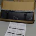 Soundbar Mount, No Drilling Steel TV Top Shelf Fits Most of Sound Bars Up to 15 Lbs, Universal Sound Bar TV Mount Bracket, Sound Bar Stand Compatible with Samsung, Sony, LG,Bose, 33.8x4.7inch (Black)