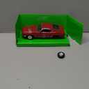 Diecast Model Car Compatible with Welly 1:24 Scale 1969 Ford Mustang Boss 429 Red 24067W-RD