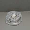 118 Inch Wedge-Shape Weather Stripping Door Seal,Windows and Doors Insulation for Winter,Self Adhesive Insulation Tape for Exterior Front Door,Noise Cancelling,Draft Seal Blocker,White