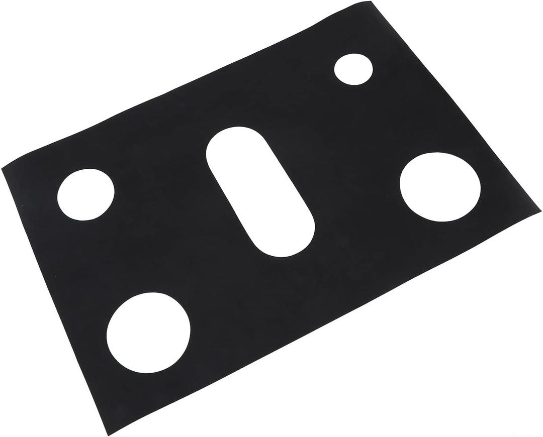 Gas Stove Cover Protector, PTFE Reusable Washable Heat for Gas Stove, Non Stick & Custom Fit PTFE Top Cover, Integrated Protector, (Black)