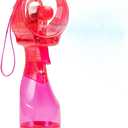 Deluxe Handheld Misting Fan with Wrist Wrap Strawberry Pink