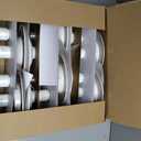 Jolux 12-Pack 5CCT Retrofit LED Recessed Lighting 6 Inch,Selectable 2700K/3000K/3500K/4000K/5000K,12W=60W,800Lumen,Dimmable Can Lights,Simple Installation Adjustable Retrofit Downlight,Bevel Trim