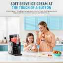 Slushie Machine & Ice Cream Maker, 85oz Larger Slushie Machine for Home, LED Display | 6 Preset Programs | Auto-Clean, Perfect for Margaritas, Frappes, Milkshakes & Smoothies, No Ice Needed