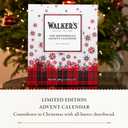 Walkers 2025 Advent Calendar with Shortbread Cookies from Scotland - 24 Count (10.4 oz) - Limited Edition Cookie Box with Christmas Cookies in Various Shapes and Flavors