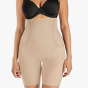 Maidenform womens Shapewear High-waist Thigh Slimmer, Tummy Control Thigh Slimmer, Firm Control Shapewear for Women, Size M, Latte Lift