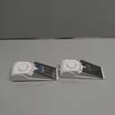 EMDMAK Door Stop Alarm with 120DB Siren Door Stop for Home & Travel (White) (Pack of 2)