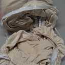 H.VERSAILTEX Sofa Cover 3 Piece Loveseat Slipcovers Thick Velvet Couch Cover Furniture Protector Stretch Sofa Covers for 2 Cushion Couch with 2 Individual T Cushion Covers Washable, Ivory