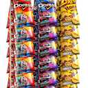 TJ.MOREE Chip Rack Display Stand, Chip Bag Holder for Party Display 3-Row 60 Clips Countertop Snack Hanger, Snack Retail Display Rack (White)