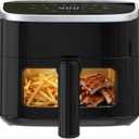 Sweetcrispy Air Fryer 4 Quart with Window, 1500W Digital Airfryer with 8 Presets, 60-Min Timer, Max 400°F, Auto Shut Off & Nonstick Dishwasher Safe Basket, Shake Reminder for Small Kitchen35