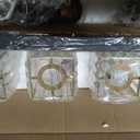 Modern Crystal Bathroom Vanity Light 3-Light Brass Wall Light Fixtures Over Mirror Black and Gold Vanity Lighting for Bathroom Square Shade Brass Wall Sconce