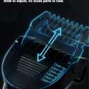 Body Trimmer for Men - Groin & Ball Shaver with Charging Dock - Constant Power No-Pull Electric Pubic Hair Clipper - 5-in-1 Guard Waterproof Body Groomer with LED Light, for Groin, Armpit & Body (Avocado Green)